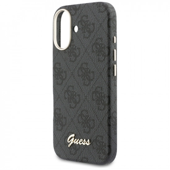 Case Guess 4G Script MagSafe for iPhone 17 black Case Guess 4G Script MagSafe for iPhone 17 black