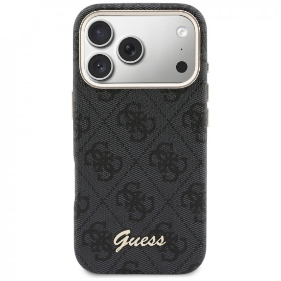 Case Guess 4G Script MagSafe for iPhone 17 Pro black