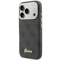 Case Guess 4G Script MagSafe for iPhone 17 Pro Max black