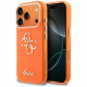 Guess IML 4G Script Metal Case for iPhone 17 Pro Orange