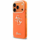 Guess IML 4G Script Metal Case for iPhone 17 Pro Orange