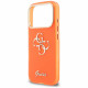 Guess IML 4G Script Metal Case for iPhone 17 Pro Orange