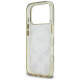 Guess IML Peony Dot MagSafe Case for iPhone 17 Pro Beige