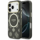 Guess IML Peony Dot MagSafe Case for iPhone 17 Pro Black