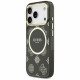 Guess IML Peony Dot MagSafe Case for iPhone 17 Pro Black
