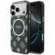Guess IML Peony Dot MagSafe Case for iPhone 17 Pro Max Black