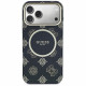 Guess IML Peony Dot MagSafe Case for iPhone 17 Pro Max Black