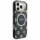 Guess IML Peony Dot MagSafe Case for iPhone 17 Pro Max Black