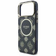 Guess IML Peony Dot MagSafe Case for iPhone 17 Pro Max Black