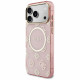 Guess IML Peony Dot MagSafe Case for iPhone 17 Pro Max Pink