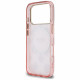 Guess IML Peony Dot MagSafe Case for iPhone 17 Pro Pink