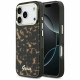 Guess IML Script Metal MagSafe case for iPhone 17 Pro tortoise