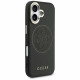 Guess Perforated 4G MagSafe case for iPhone 17 black