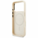 Guess Perforated 4G MagSafe Case for iPhone 17 Pro Beige