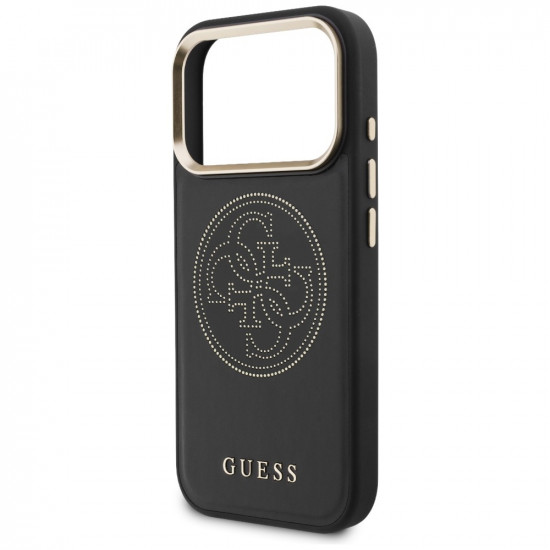 Guess Perforated 4G MagSafe case for iPhone 17 Pro black