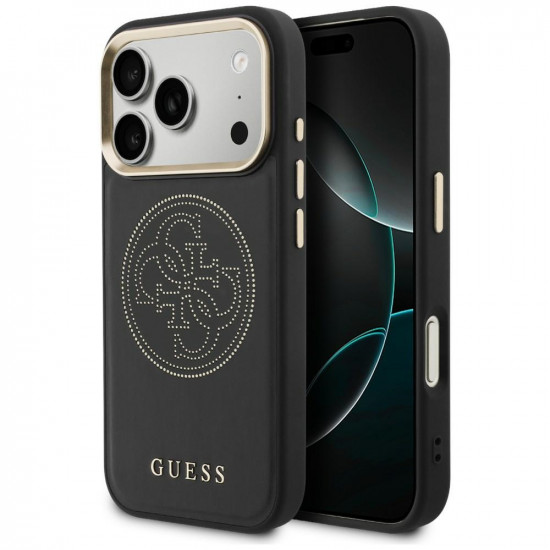 Guess Perforated 4G MagSafe case for iPhone 17 Pro Max black