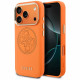 Guess Perforated 4G MagSafe case for iPhone 17 Pro orange