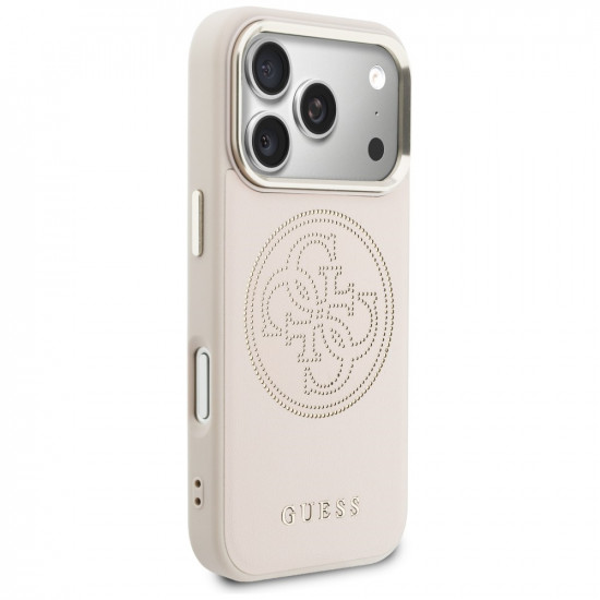 Guess Perforated 4G MagSafe Case for iPhone 17 Pro Pink