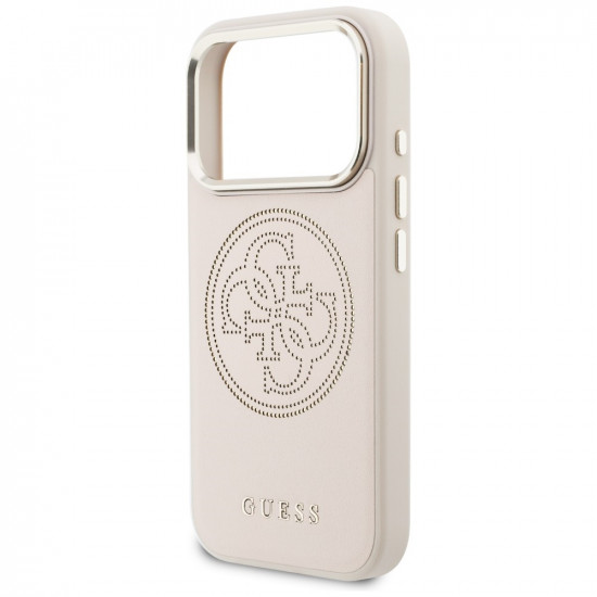 Guess Perforated 4G MagSafe Case for iPhone 17 Pro Pink