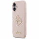 Guess Silicone Big 4G Script Case for iPhone 17 Pink