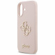 Guess Silicone Big 4G Script Case for iPhone 17 Pink
