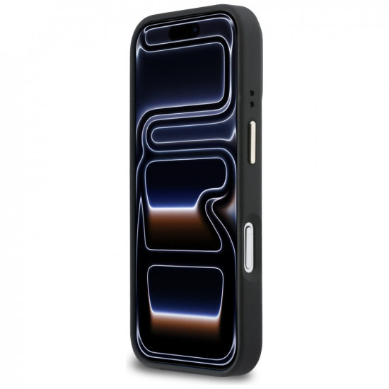 Karl Lagerfeld Croco KL Script Logo MagSafe Case for iPhone 17 Pro Max Black Karl Lagerfeld Croco KL Script Logo MagSafe Case for iPhone 17 Pro Max Black