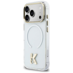 Karl Lagerfeld IML K Head Logo MagSafe Case for iPhone 17 Pro Max Clear