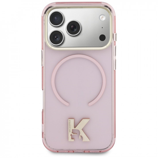 Karl Lagerfeld IML K Head Logo MagSafe Case for iPhone 17 Pro Max Pink Karl Lagerfeld IML K Head Logo MagSafe Case for iPhone 17 Pro Max Pink