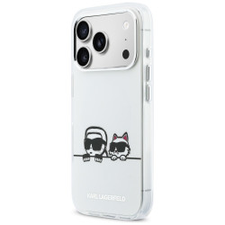 Karl Lagerfeld IML Karl & Choupette Peekaboo Logo MagSafe Case for iPhone 17 Pro Max White Karl Lagerfeld IML Karl & Choupette Peekaboo Logo MagSafe Case for iPhone 17 Pro Max White