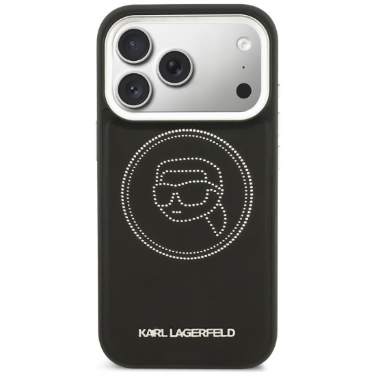 Karl Lagerfeld K Head Point Logo MagSafe Case for iPhone 17 Pro Black Karl Lagerfeld K Head Point Logo MagSafe Case for iPhone 17 Pro Black