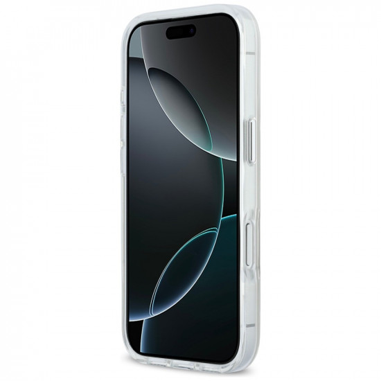 Karl Lagerfeld Karl &amp; Choupette Back MagSafe Case for iPhone 17 Pro Clear