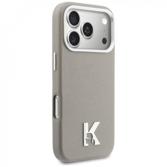 Case Karl Lagerfeld Karl Head Logo MagSafe for iPhone 17 Pro Max gray
