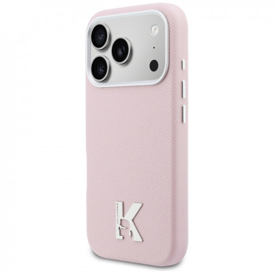 Case Karl Lagerfeld Karl Head Logo MagSafe for iPhone 17 Pro pink Case Karl Lagerfeld Karl Head Logo MagSafe for iPhone 17 Pro pink