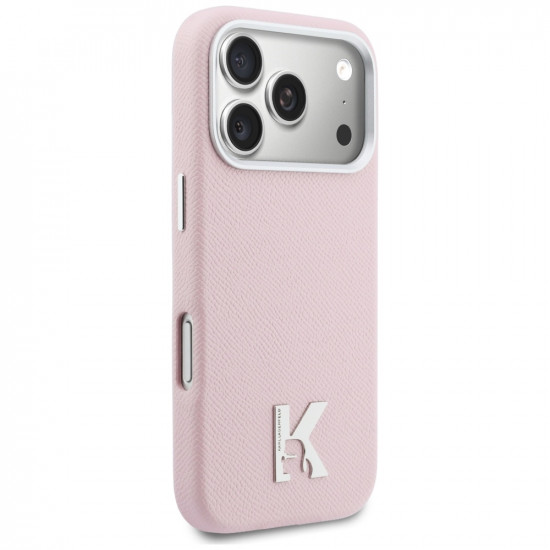 Case Karl Lagerfeld Karl Head Logo MagSafe for iPhone 17 Pro pink Case Karl Lagerfeld Karl Head Logo MagSafe for iPhone 17 Pro pink