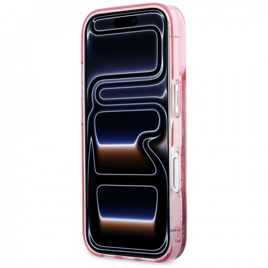 Case Karl Lagerfeld Liquid Glitter Karl Script Logo MagSafe for iPhone 17 Pro Max pink Case Karl Lagerfeld Liquid Glitter Karl Script Logo MagSafe for iPhone 17 Pro Max pink