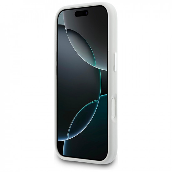 Lacoste HC Silicone Metal Logo MagSafe Case for iPhone 17 Pro gray