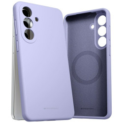 Case Mercury Pure Magsafe Silicone for Samsung Galaxy S26+ lavender gray