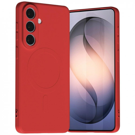 Case Mercury Semi-Silicone MagSafe for Samsung Galaxy S26+ red
