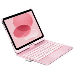 Case Flexbook Touch Typecase with keyboard for iPad 11" (A16) 2025 / iPad 10.9" 2022 light pink
