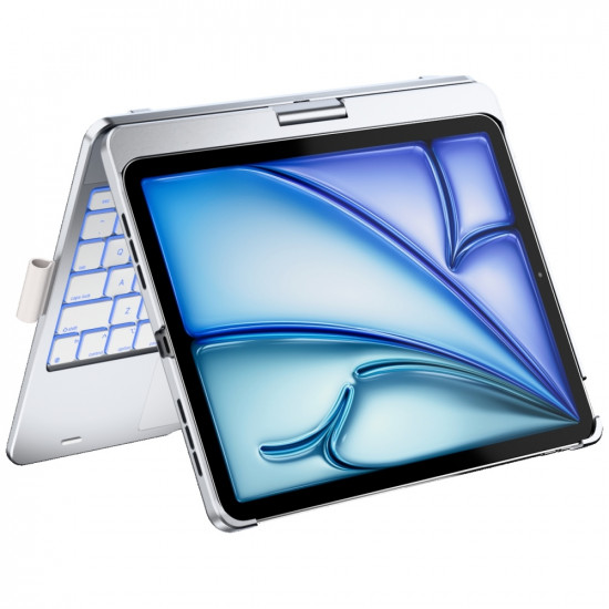 Case Typecase Flexbook Touch with keyboard for iPad Air 11" 2024/2025 silver Case Typecase Flexbook Touch with keyboard for iPad Air 11" 2024/2025 silver