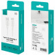 USAMS U90 cable 3A USB-A to USB-C white
