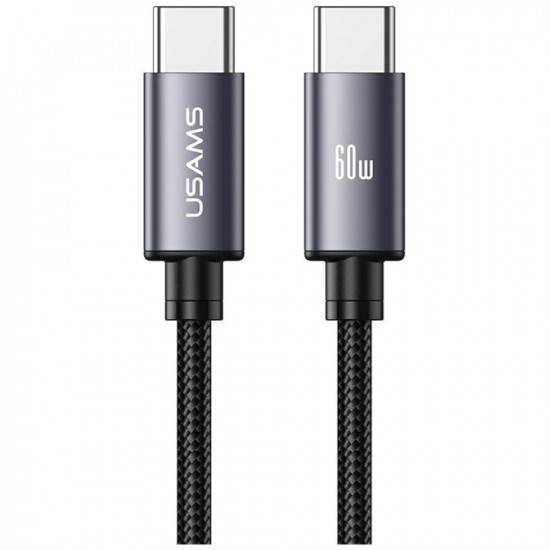 Cable USAMS U91 60W USB-C to USB-C 1m tarnish