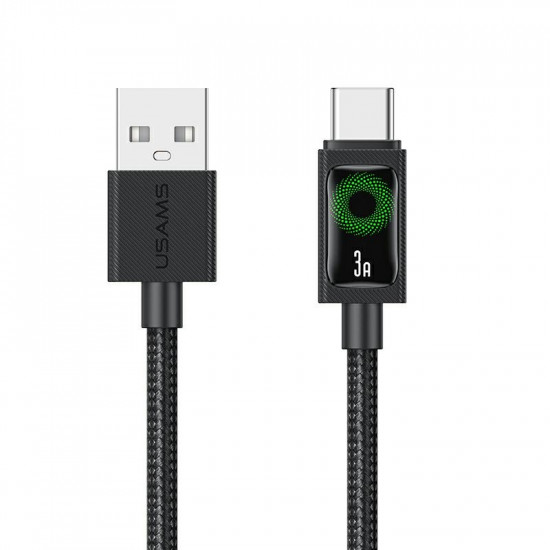 Cable USAMS U92 18W USB-C to USB-A 1.2m black