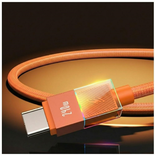 Cable USAMS U93 240W USB-C to USB-C 1.2m orange