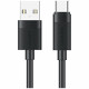 Cable USAMS U94 18W USB-C to USB-A 1m black Cable USAMS U94 18W USB-C to USB-A 1m black