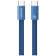 Cable USAMS U96 60W USB-C to USB-C 1.2m blue