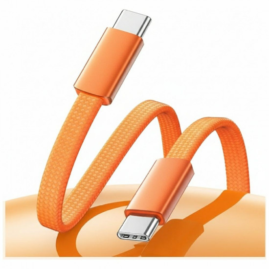 Cable USAMS U96 60W USB-C to USB-C 1.2m orange