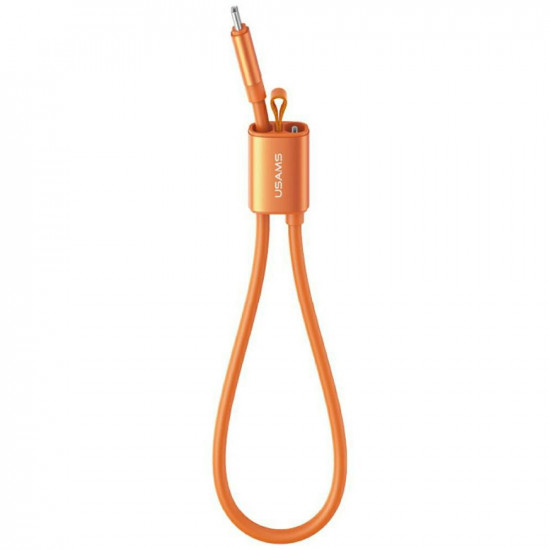 Cable USAMS U97 60W USB-C to USB-C handstrap 30cm orange