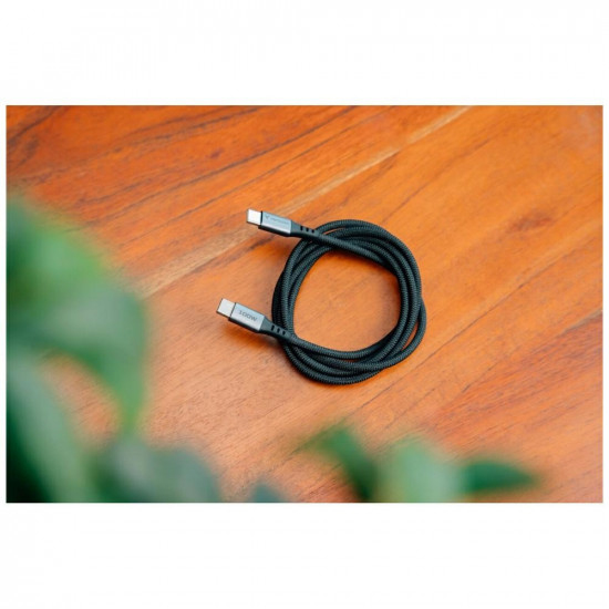 Verbatim Sync & Charge USB-C to USB-C Cable 100W PD3.0/QC3.0 120cm Black 31846 Verbatim Sync & Charge USB-C to USB-C Cable 100W PD3.0/QC3.0 120cm Black 31846