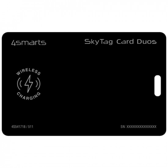 4smarts SkyTag Card Duos ReCharge locator black 4smarts SkyTag Card Duos ReCharge locator black